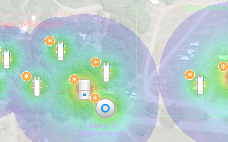 example wireless heat map